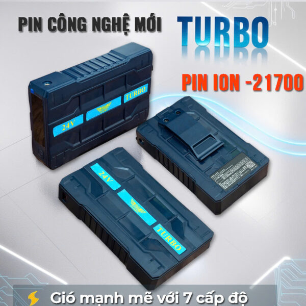 Combo bộ pin quạt 24V 30.000mAh JW Nhật Bản - Hình ảnh 4